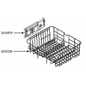 Cesta Superior Herakles para Lavavajillas Brandt