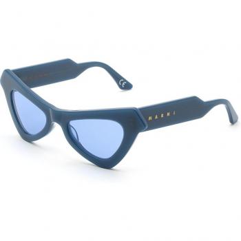 Marni Fairy Pools Forest 6J3 Women's Sunglasses Blue Size 50