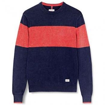 HKT by Hackett Hkt Block Stripe Crew suéter, Azul