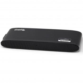 Plugable USB 3.0 Dual Display Docking Station with HDMI, DVI/VGA, Gigabit Ethernet, Audio & 6 USB Ports