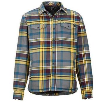 Marmot Ridgefield LS - Camiseta de Manga Larga para Hombre, Hombre, 44300-1862-3-S, Bright Steel, Small