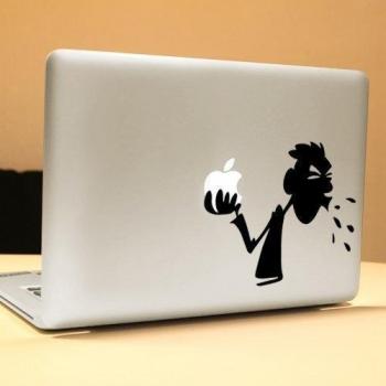 NetsPower® creativo del diseño del modelo del vinilo de la etiqueta engomada Encendido Arte Negro para Apple MacBook Pro / Air 13 15 Pulgadas - Vomit