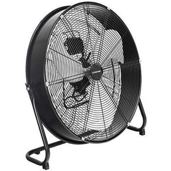 Ventilador de suelo Trotec TVM 24 D - Potente ventilador axial, diseño robusto, tres velocidades ajustables, ángulo de inclinación regulable, bajo nivel de ruido, ideal para uso doméstico y profesional