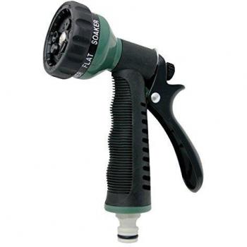 Pistola de Riego Ergonómica con 7 Funciones Ajustables y Empuñadura Bimaterial