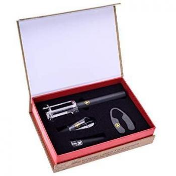 LAGUIOLE - Caja de sacacorchos de presión de aire con accesorios - - Negro