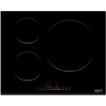 Placa de Inducción Kromsline KVI-32-B-65 con 3 Zonas y Control Táctil