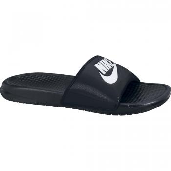 Nike Benassi JDI Sandalias para Hombre en Negro y Blanco, Talla 42.5
