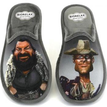 COSDAM 1464 Zapatillas de casa de hombre gris