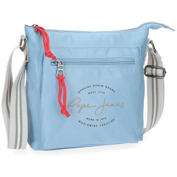 Pepe Jeans Yoga Bolso Bandolera, 24 cm, 5.28 litros, Azul