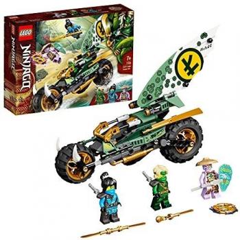 LEGO 71745 Ninjago Chopper de la Jungla de Lloyd Juguete de construcción con una Moto y Mini Figuras de Lloyd y NYA