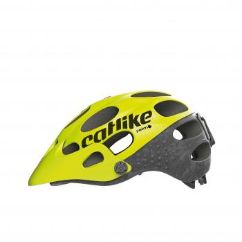 Catlike Yelmo Casco de Ciclismo, Unisex Adulto, Negro/Amarillo