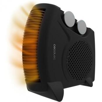 Cecotec Readywarm 2000 Max Dual Calefactor Termoventilador 2000W Negro, Termoventilador de 2000W, 3 Modos, Termostato Regulable, Seguridad Sobrecalent