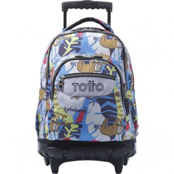 Mochila Escolar con Ruedas Multicolor Lazel