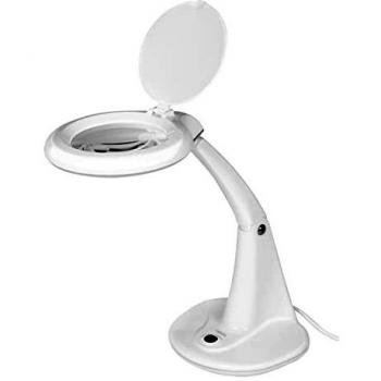 Lámpara LED de Mesa con Lente de Aumento 3 y 12 Dioptrías