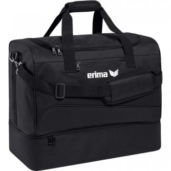 erima Sporttasche mit Bodenfach Bolsa de deporte, 50 cm, 56 liters, Negro