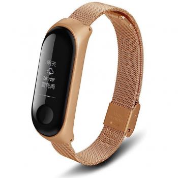 Correa de Metal Magnética para Xiaomi Mi Band 3 en Acero Inoxidable con Malla Milanesa