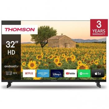 Televisor Thomson 32HA2S13C HD Smart TV con Android TV y Adaptador de Corriente de 12V