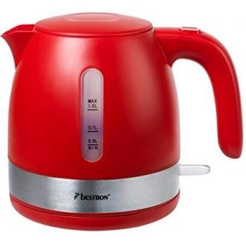Bestron AWK1000R Hervidor de Agua, 2150 W, Rojo