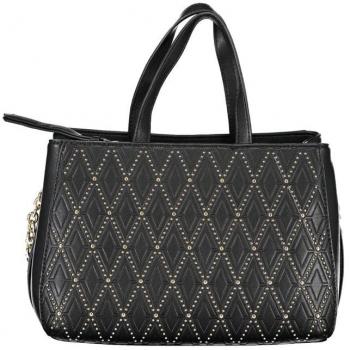 Valentino by Mario Valentino Black Polyethylene Handbag with Chain Strap, Female, ONE SIZE