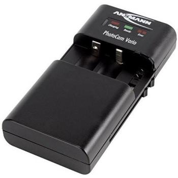 Ansmann PhotoCam Vario - Cargador Universal para baterías de cámaras
