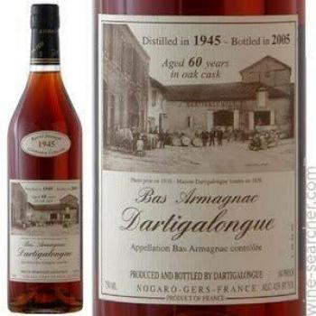 Aguardiente Dartigalongue reserva Bas Armagnac
