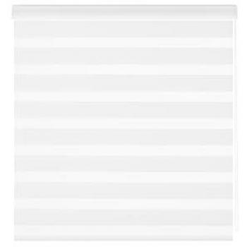 Estor Enrollable Translucido Sansa Doble Tejido Blanco 105 x 180 cm