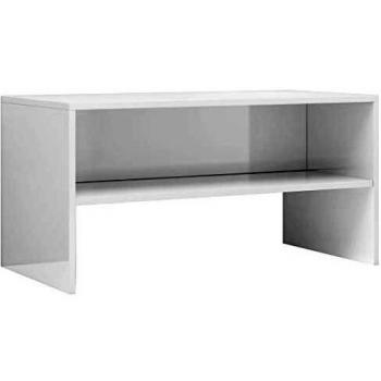 vidaXL Mueble de TV Blanco Brillante 80 x 40 x 40 cm, Color Blanco