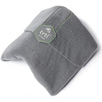Trtl Pillow - Almohada supersuave de viaje con soporte para el cuello probada científicamente. Para lavar a máquina. Gris