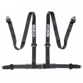 Arnés de 4 Puntos de Sujeción Sparco Screw Fi Negro
