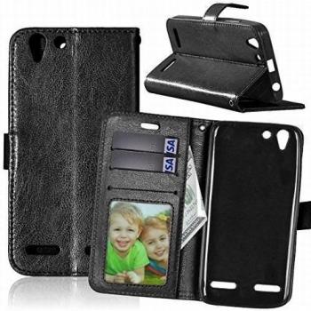 Yiizy Lenovo Lemon 3 / Vibe K5 Plus Funda, Bastidor Diseño Solapa Flip Billetera Carcasa Tapa Estuches Premium PU Cuero Cover Cáscara Bumper Protector Slim Piel Shell Case Stand Ranura para Tarjetas Estilo