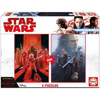Puzzle 2x500 piezas Star Wars: Episodio VIII - Los Últimos Jedi