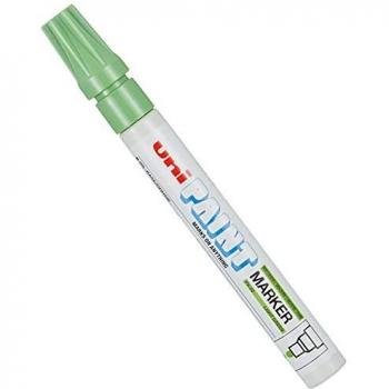 Marcador Permanente Uni-ball Uni Paint PX-20 en Color Verde Brillante