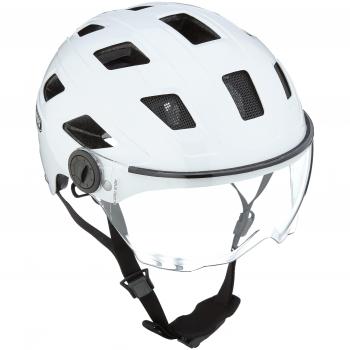 ABUS Hyban + - Casco - Visor clear blanco Contorno de la cabeza M | 52-58cm 2017