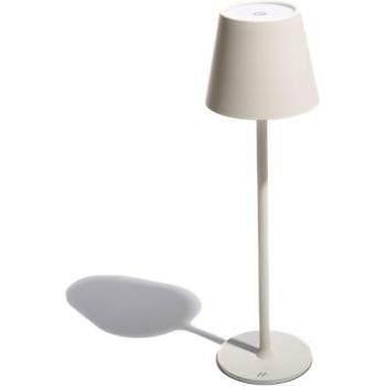 Lámpara de mesa Muitomas LED táctil con intensidad ajustable, carga USB-C, batería 1800 mAh, color blanco