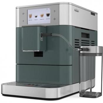 Kaffeemaschine Automática KitchenAid 5KES8558EJP, Verde Juniper, con 40 bebidas preestablecidas y espumador de leche