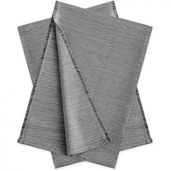 Pack 2 Plaid Multiusos Trama Gris Oscuro 230x260 cm - Fundas para Sofá y Mantas para Cama