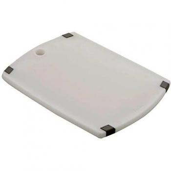 Ibili 749438 - Tabla de cortar universal, plástico, blanco, 38 x 28 x 1 cm