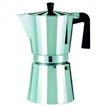 Oroley - Cafetera Italiana New Vitro de Aluminio, 3 Tazas