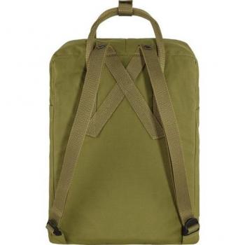 Fjällräven Kanken 16L Backpack - Foliage Green, Water-Resistant and Dirt-Resistant