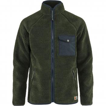 Vardag Eco-Friendly Pile Fleece Jacket - Deep Forest Green