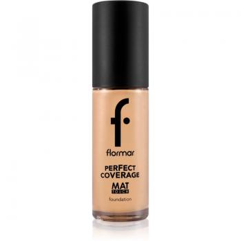 Flormar Perfect Coverage Mat Touch Foundation Mattifying Foundation for Combination to Oily Skin Shade 303 Classic Beige 30 ml