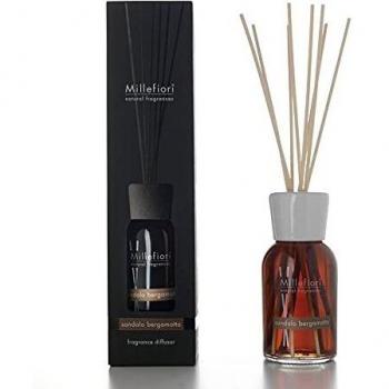 Millefiori Milano Natural Sandalwood Bergamot Reed Diffuser 250ml