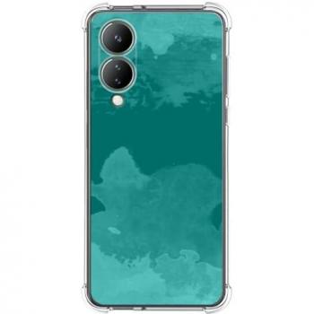 Funda Antigolpes de Silicona para Vivo Y17s con Diseño Acuarela 06