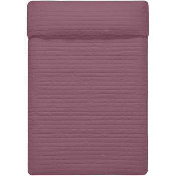 Colcha Magenta de Algodón con Diseño Arista y Calidad 150 TC - Fabricado en España
