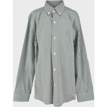 Camisa de niño de cuadros y manga larga