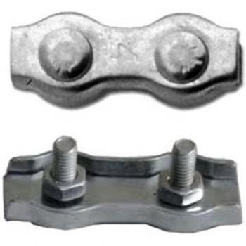 718A4/2 - Sujetacable Estam Doble 4Mm
