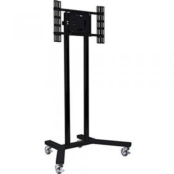 B-Tech BT8504/BB - Flat Display Trolley - Large flat panel display trolley for screens up to 65 max weight 70kg - Black base & Black poles Includes security allen key and locking screws 1 year warranty