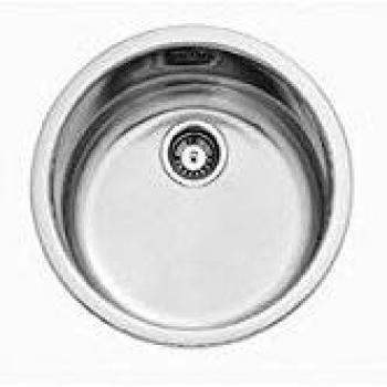 Teka - Fregadero Inox Teka Erc, 1 Seno, Mueble 45Cm, Redondo