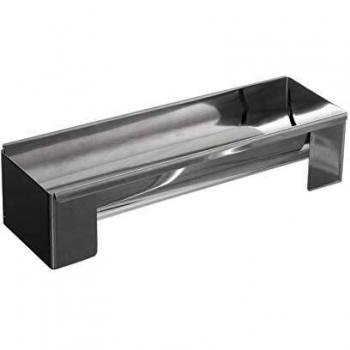 Molde para tronco de Navidad - 5five - Acero inoxidable - 30.5 x 9.5 x 7.5 cm - 0.38 kg - Gris