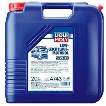 Aceite de motor LIQUI MOLY 4743 Leichtlauf 10W-40 para Camiones - 20L